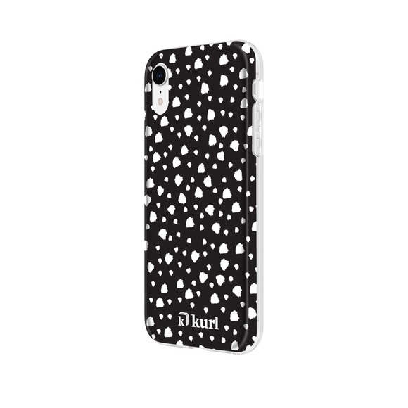 kurl iPhone XR Printed Fashion Case - Organic Dots Design - Picture 3 of 8